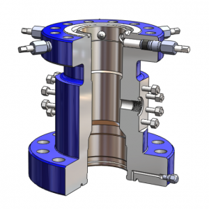 Tubing Head with Frac Isolation Sleeve - Universal Wellhead Services